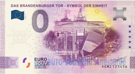 XEMZ-2024-8 DAS BRANDENBURGER TOR - SYMBOL DER EINHEIT 