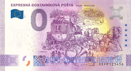 EEFP-2023-1 EXPRESNÁ DOSTAVNICOVÁ POŠTA VIEDEŇ - BRATISLAVA